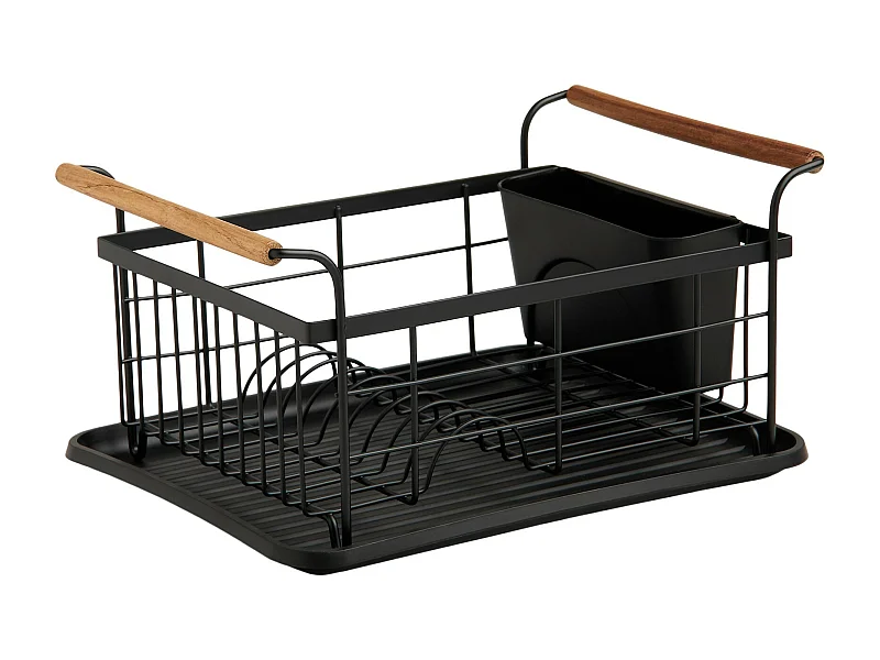 Égouttoir À Vaisselle Kamina Noir Moyen 19 x 28 x 36.5
