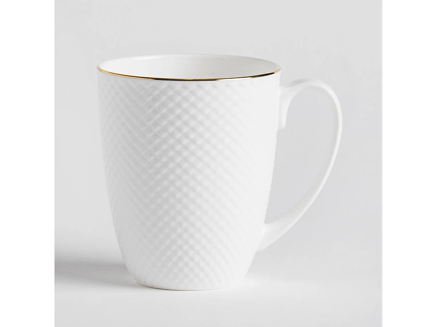 Tasse Eleni blanc moyen 10.5 x 9 x 12