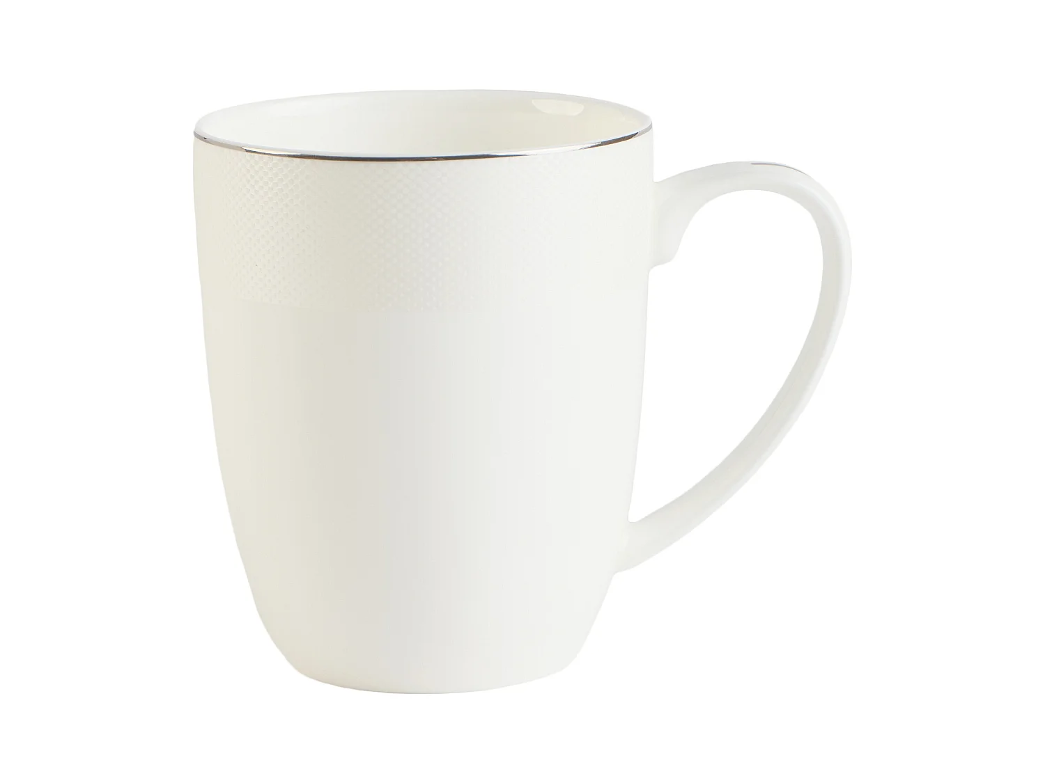 Tasse Bast blanc moyen 11 x 9 x 13
