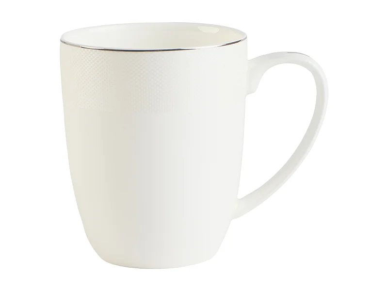 Becher Bast mittelweiß 450 ml