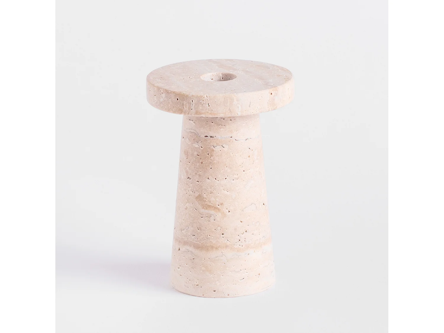 Bougeoir Harmis Beige Moyen 13 x 8.5