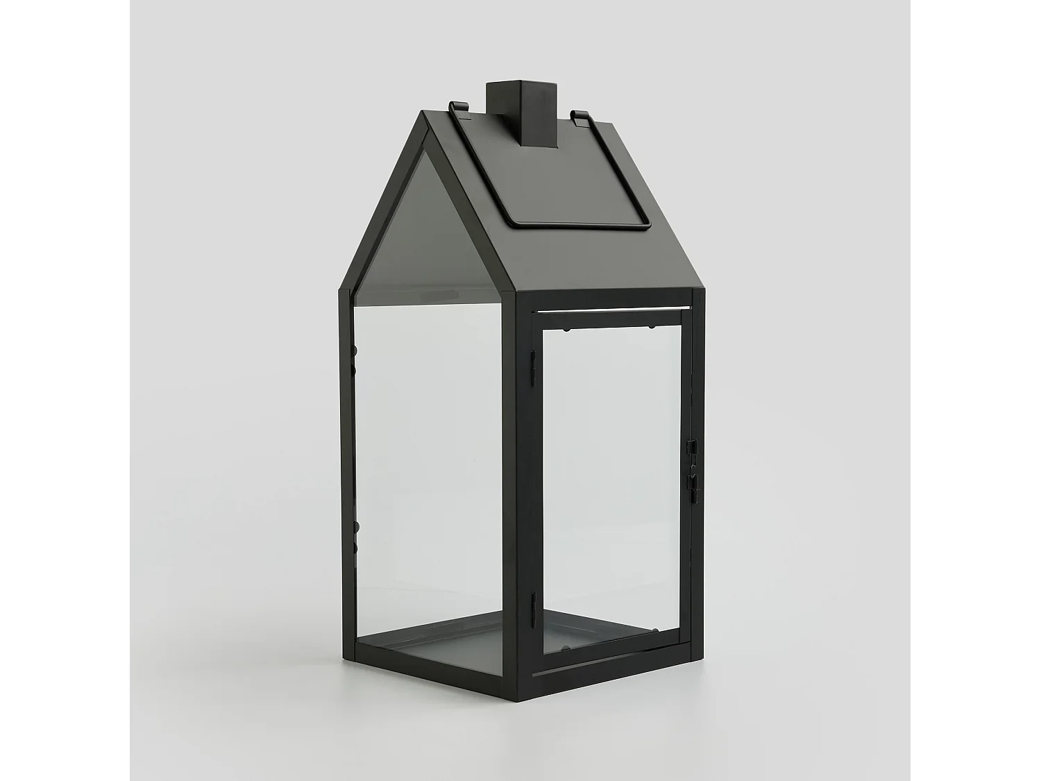 Laterne Echo mittelschwarz 45 x 20 x 20