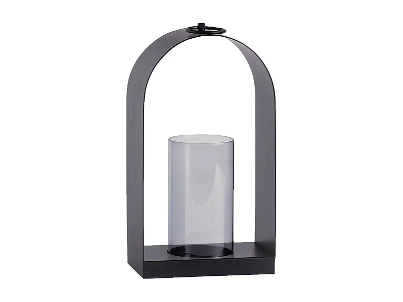 Laterne Kurt Mittelschwarz 29x16.5x10