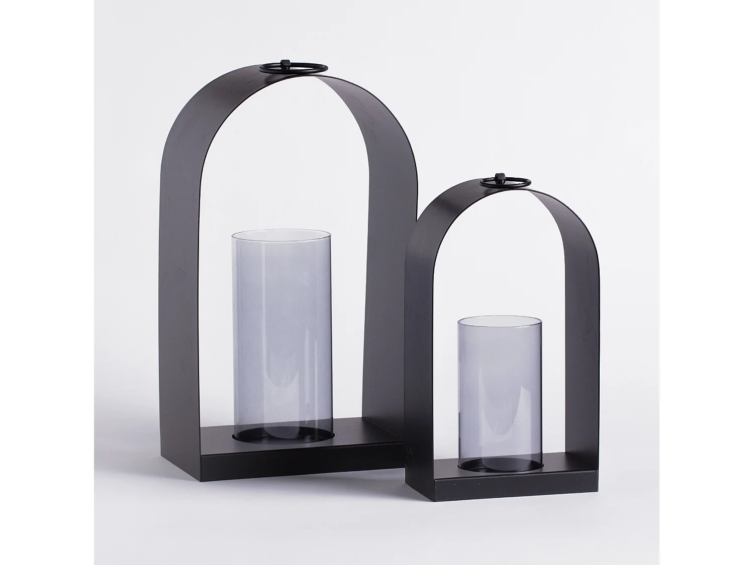 Lanterne Kurt noir moyen 29 x 16.5 x 10