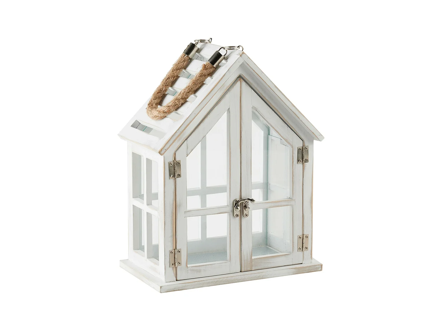 Lanterne Homesi blanc moyen 33 x 25 x 15