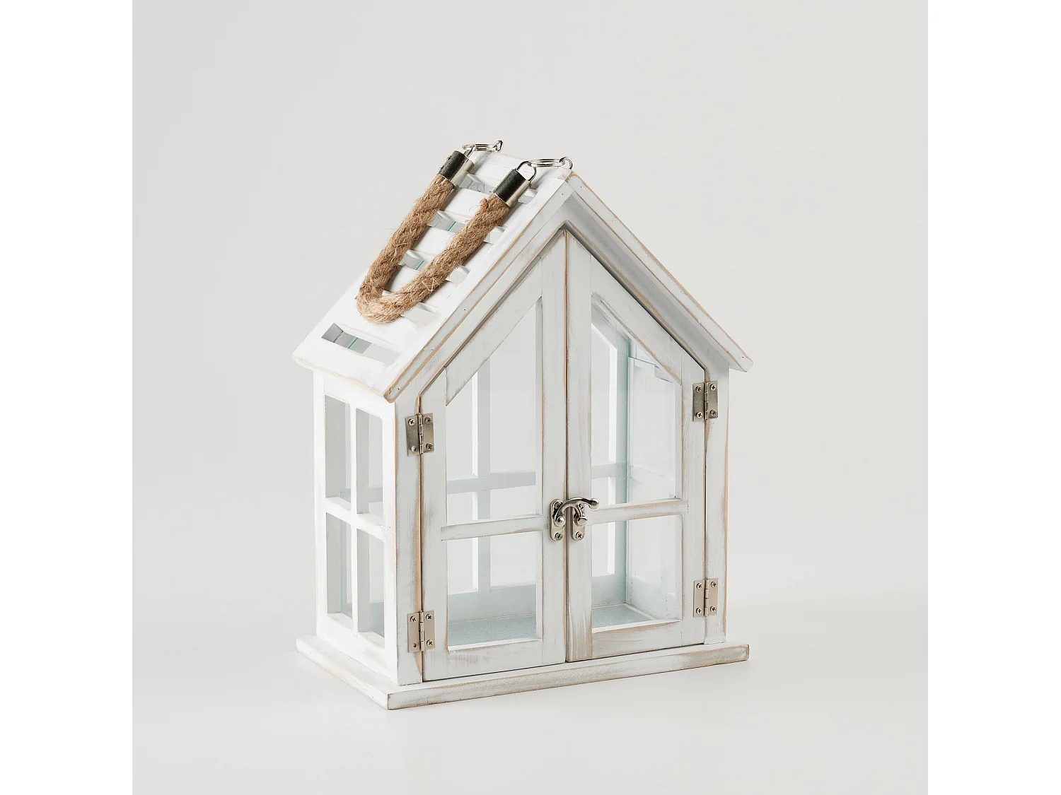 Lanterne Homesi blanc moyen 33 x 25 x 15