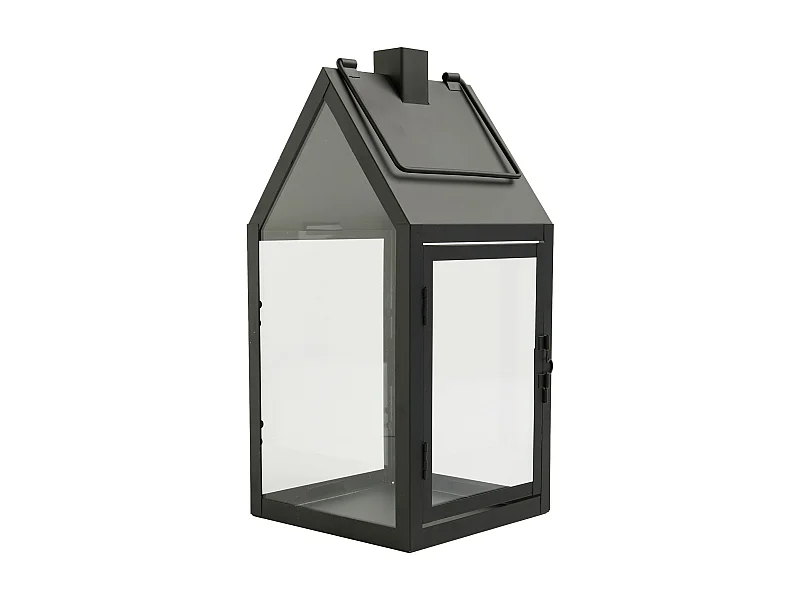 Lanterne Echo Noir Moyen 33 x 16.5 x 16.5