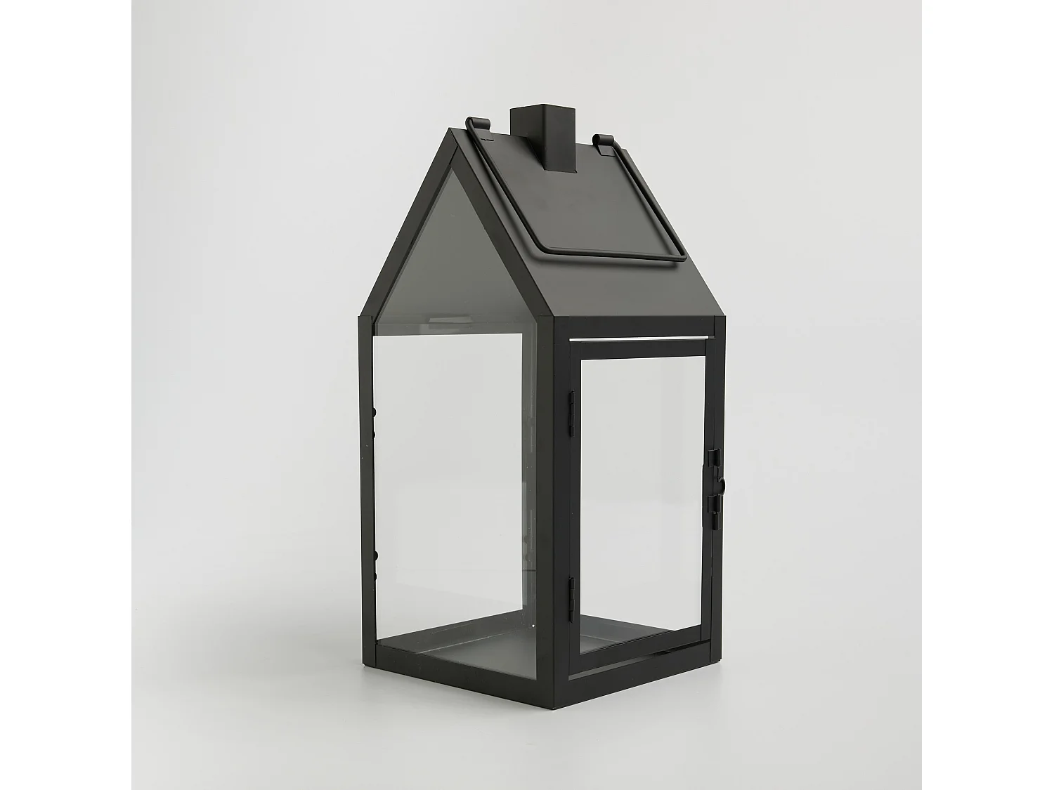 Laterne Echo mittelschwarz 33 x 16.5 x 16.5