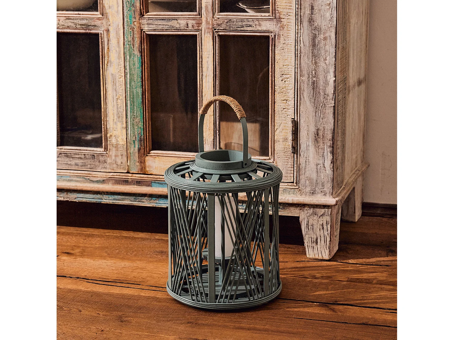 Laterne Renwi hellgrün 41 x 24.5