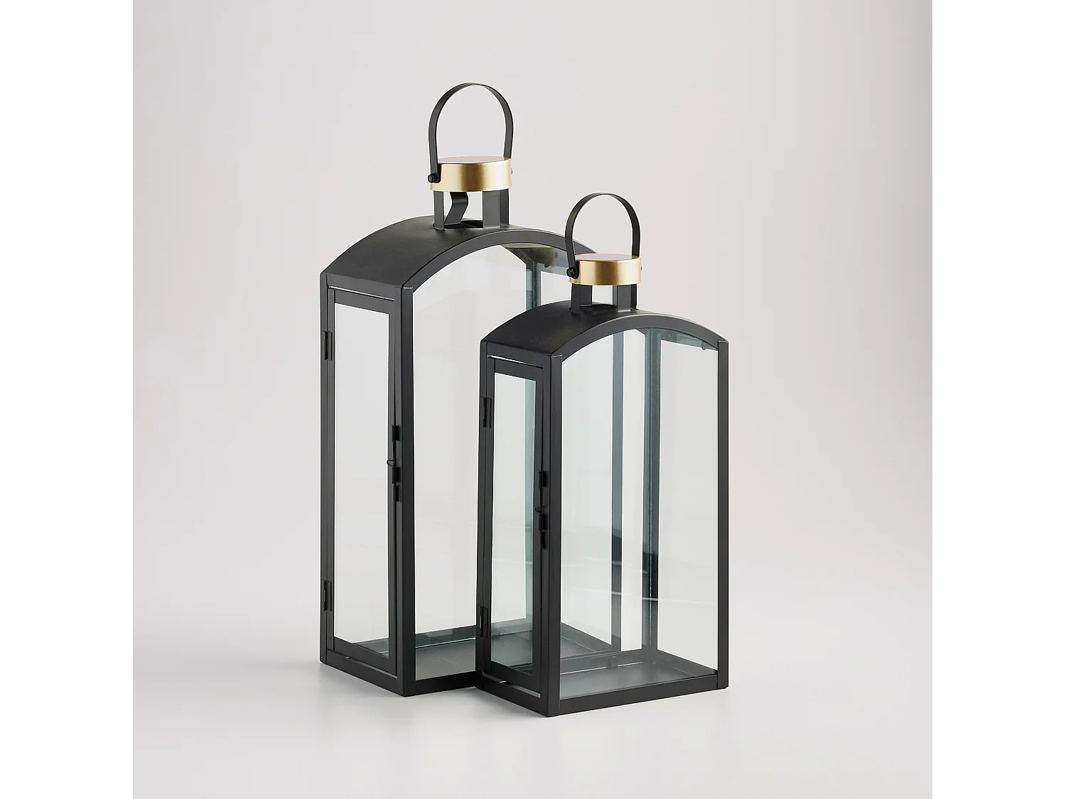 Lanterne Arn noir moyen 45 x 24 x 15