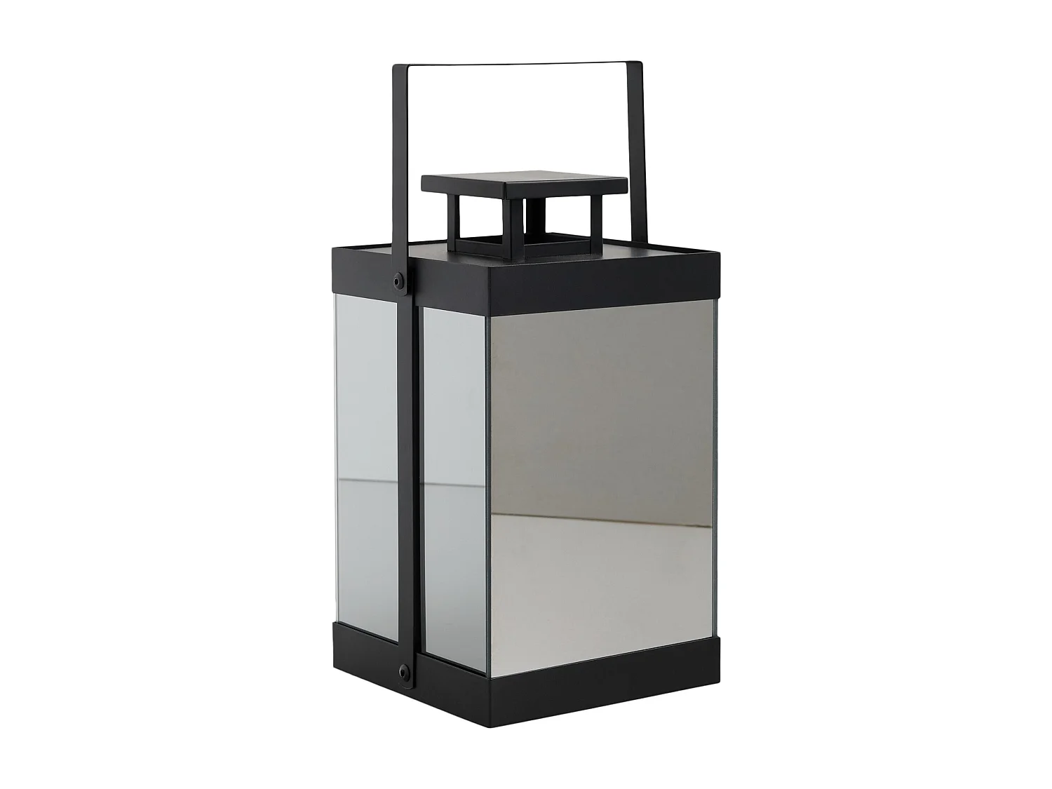 Led-Laterne Halo mittelschwarz 27x15x15