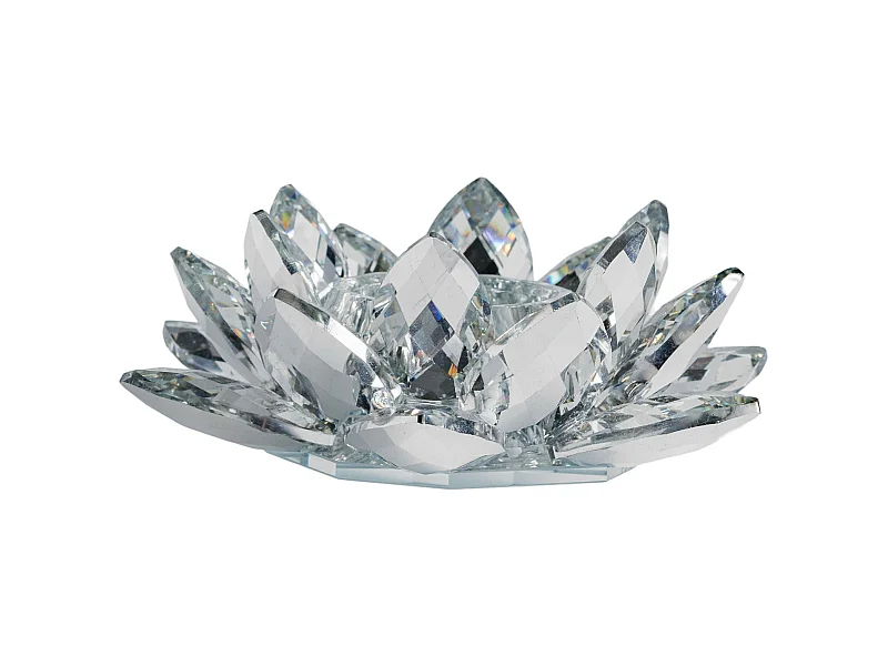 Kerzenständer Cristal Shine Mittelsilber 5.5 x 14