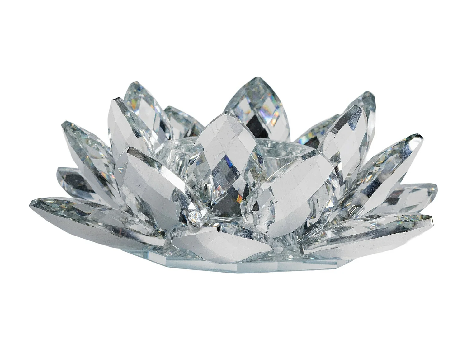 Kerzenständer Cristal Shine Mittelsilber 5.5 x 14