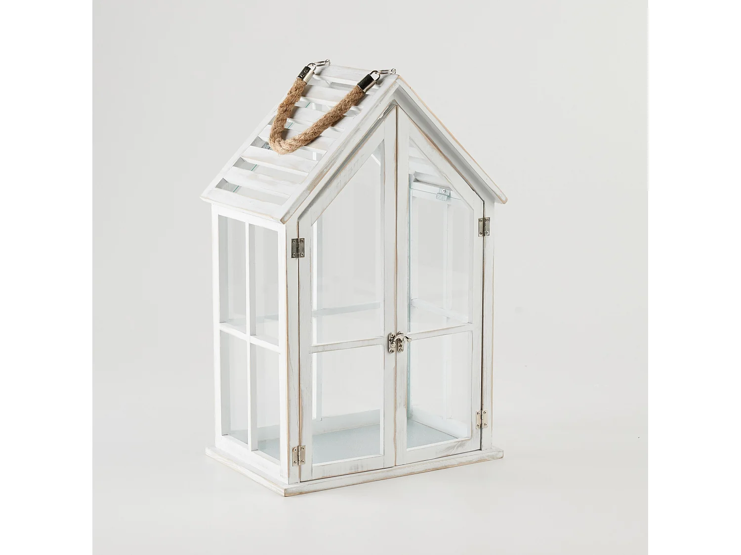 Laterne Homesi mittelweiß 51.5 x 21.5 x 32