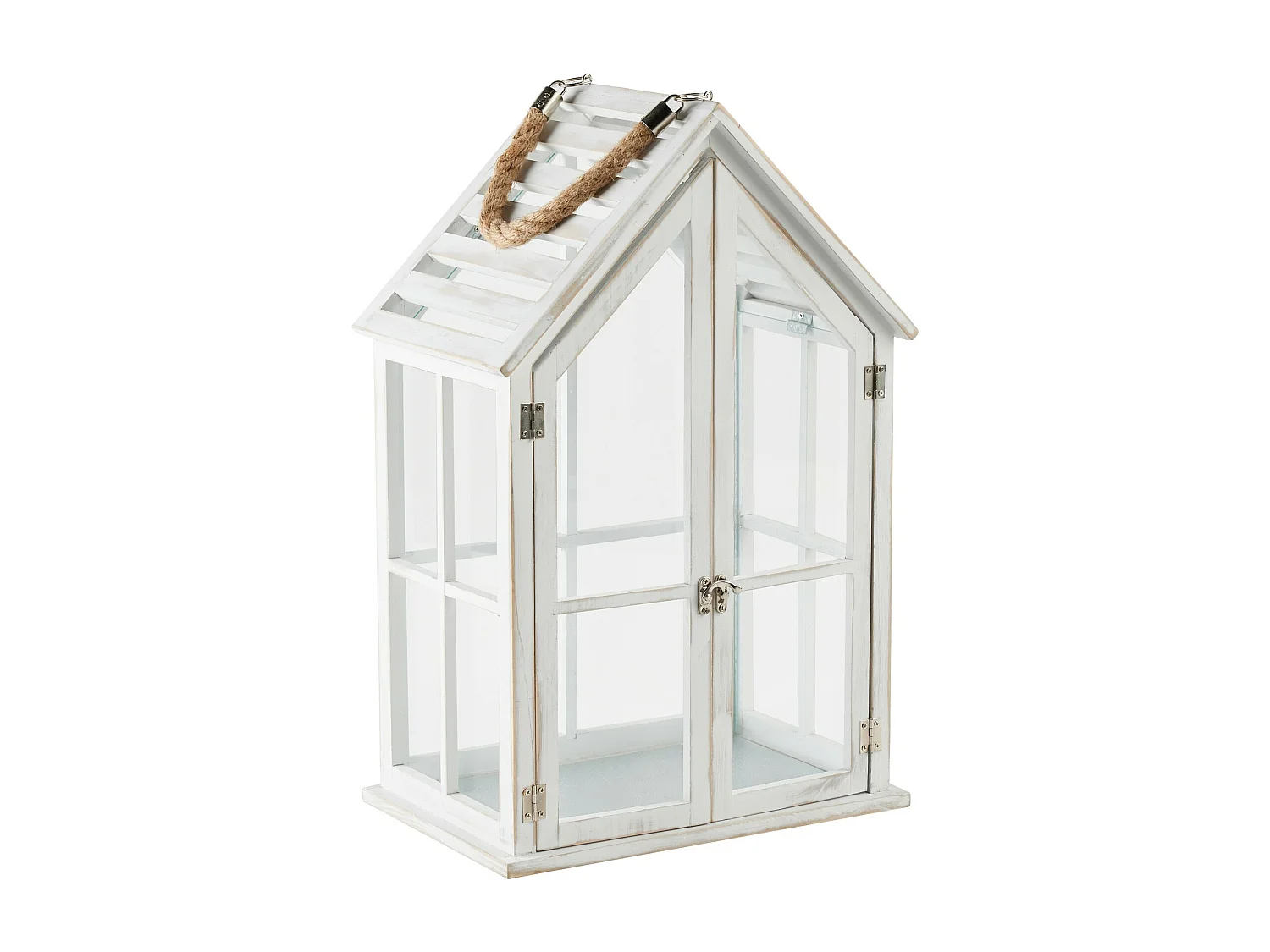 Laterne Homesi mittelweiß 51.5 x 21.5 x 32