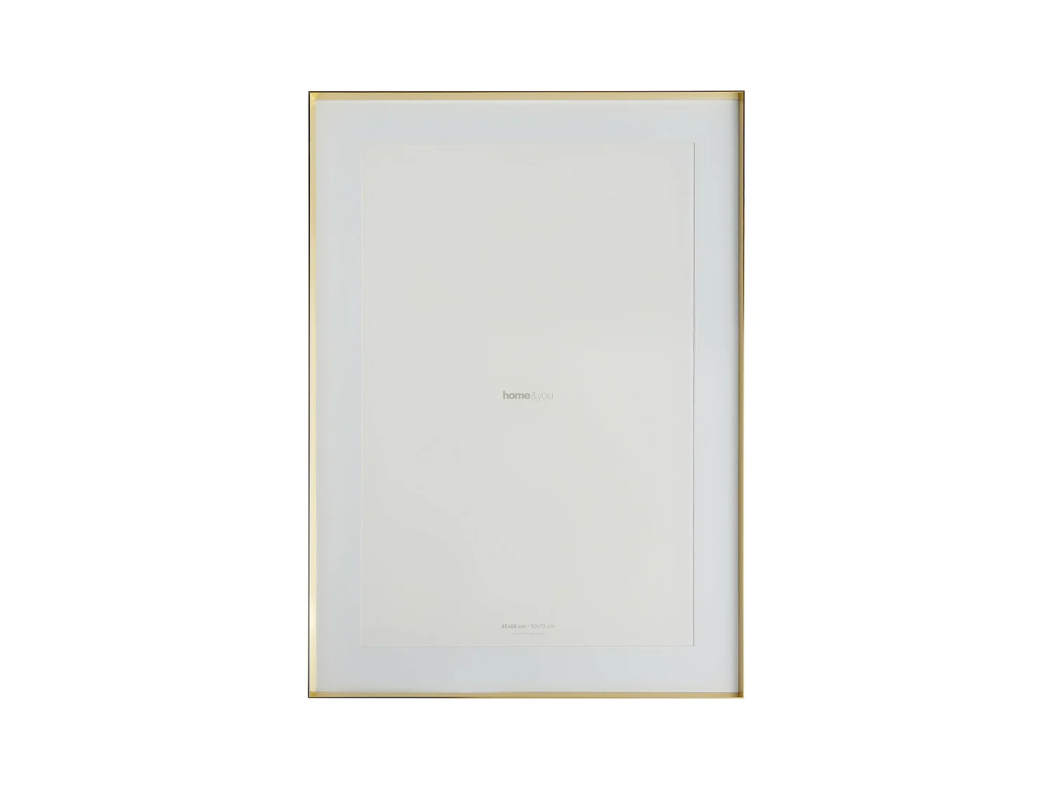 Rahmen Anzi Mittleres Gold 70x3x50