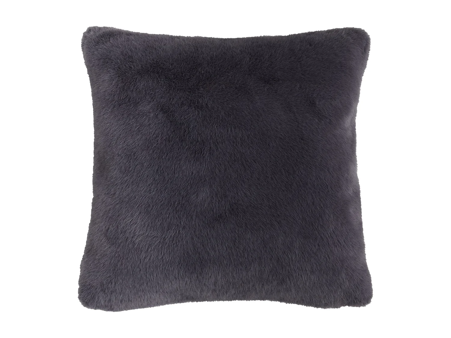Pelz-Kissenbezug Molinio dunkelgrau 45x45