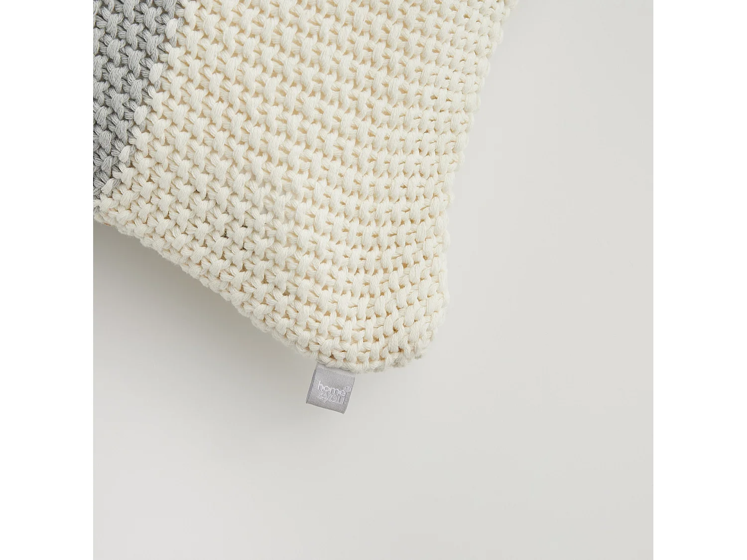 Kissenbezug Lenora mittelgrau 45 x 45