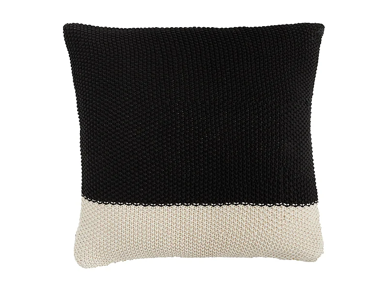 Kissenbezug Lenora Mittelschwarz 45x45