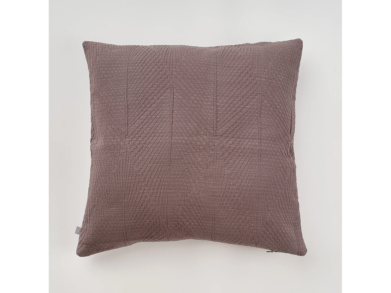 Jacquard-Kissenbezug Mileja Dunkelgrau 45x45