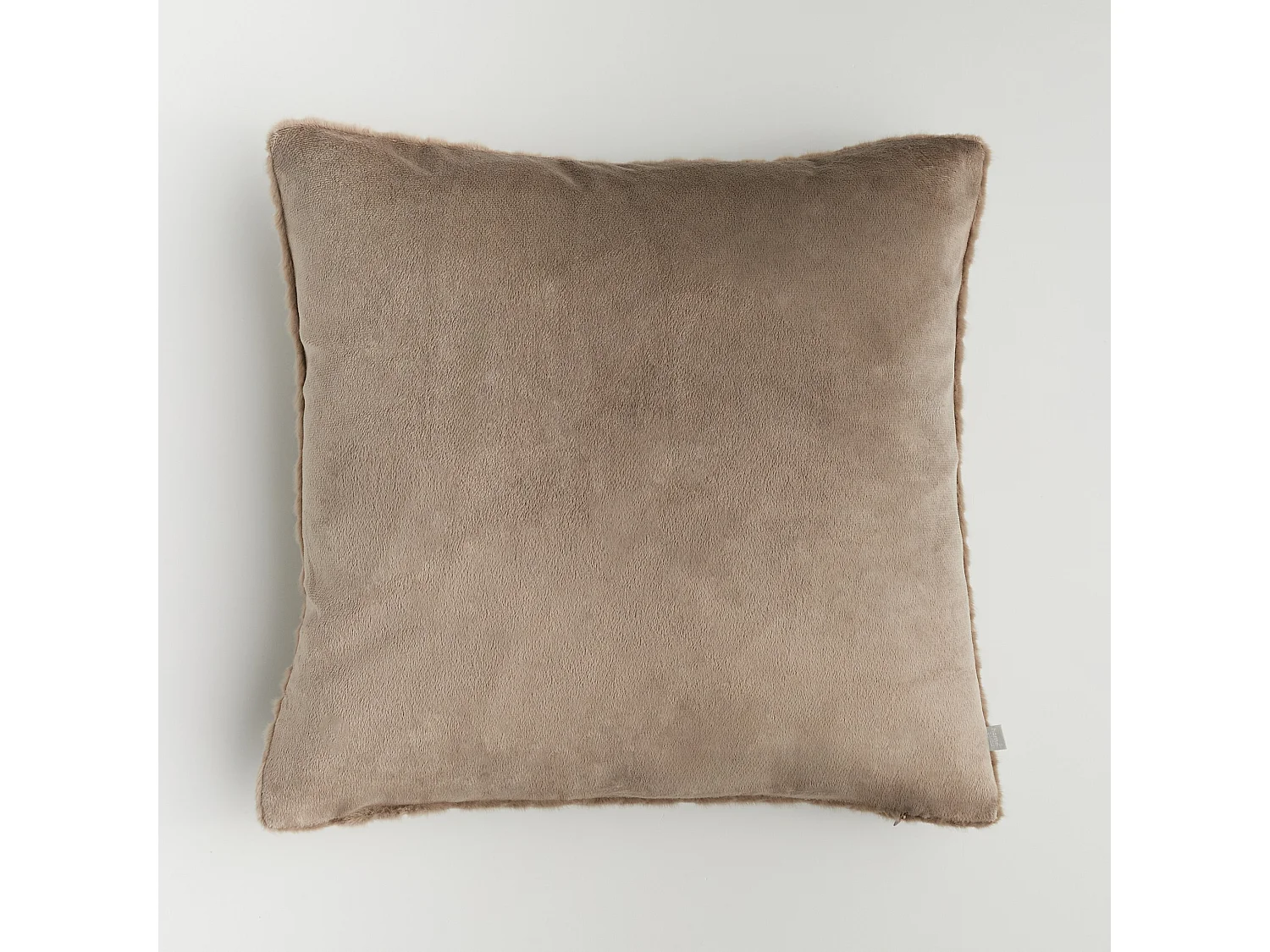 Pelz-Kissenbezug Pufos hellbraun 45x45 cm