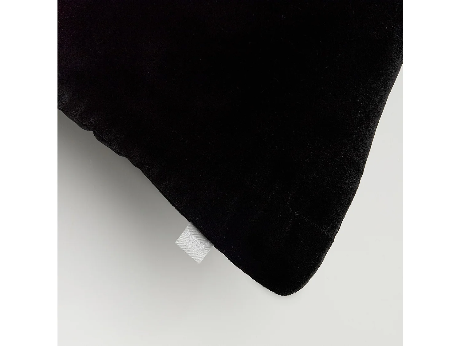 Kissenbezug Dustis mittelschwarz 45x45