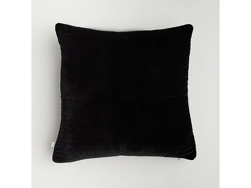 Kissenbezug Dustis mittelschwarz 45x45