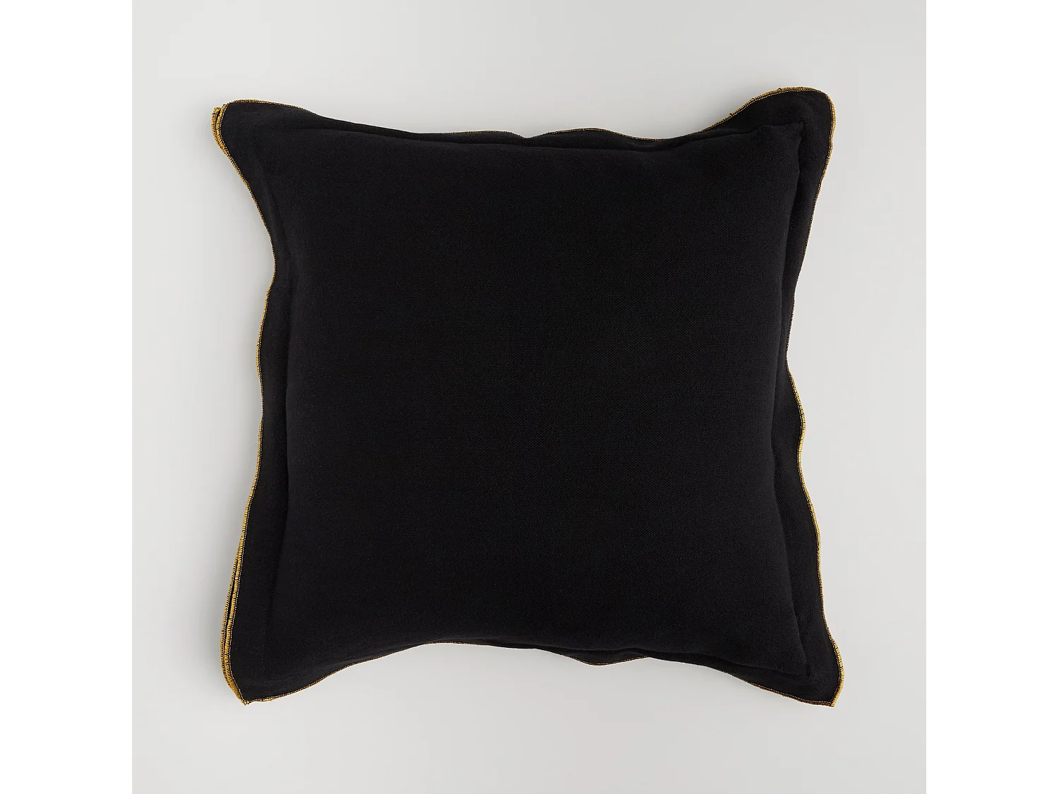 Kissenbezug Taromina Mittelschwarz 45 x 45 cm