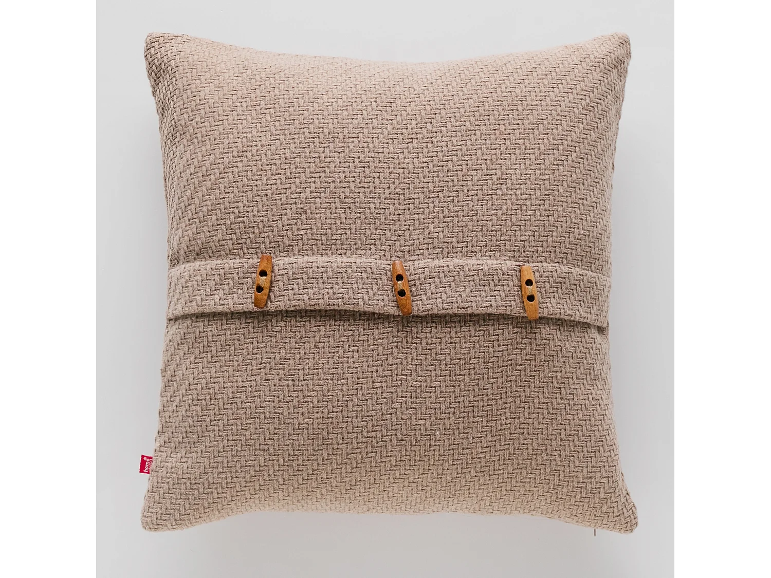 Kissenbezüge Mit Wolle Caminar Hellbraun 45 x 45