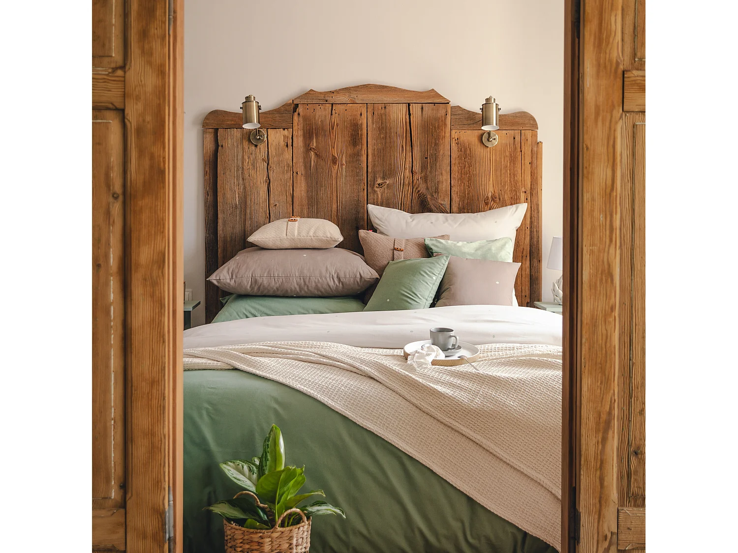 Kissenbezüge Mit Wolle Caminar Hellbraun 45 x 45