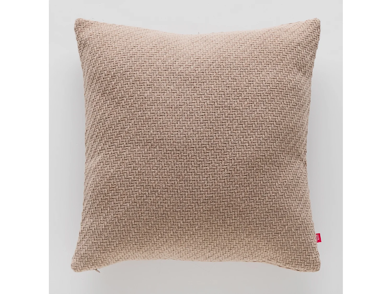 Kissenbezüge Mit Wolle Caminar Hellbraun 45 x 45