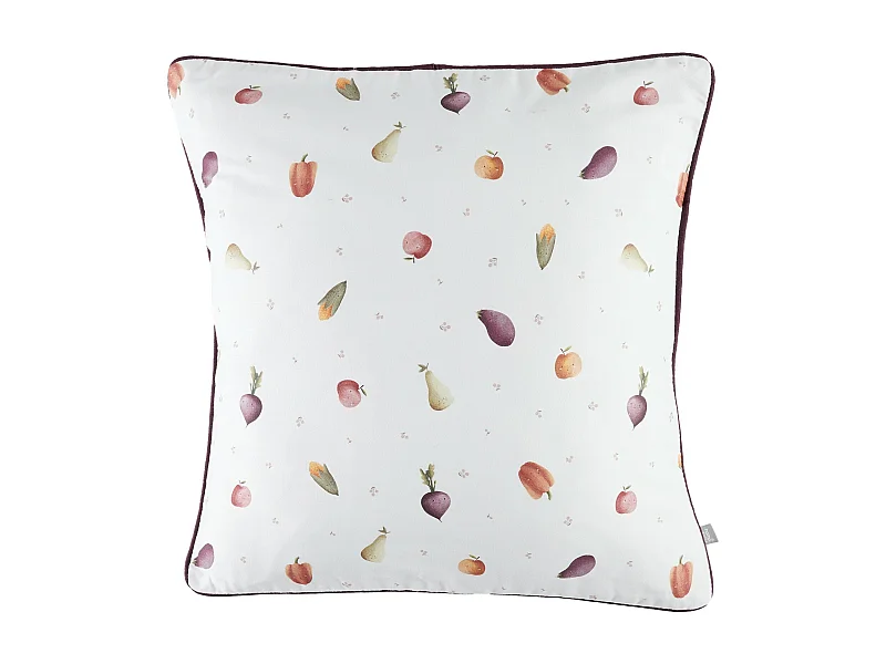 Bedruckte Kissenhülle Harvest mittel ecru 45 x 45