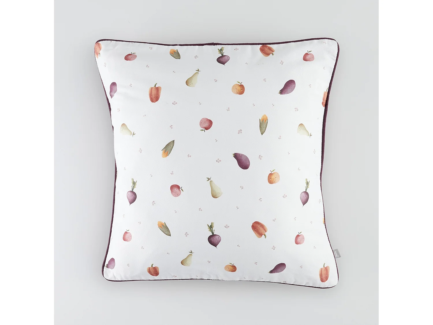 Bedruckte Kissenhülle Harvest mittel ecru 45 x 45