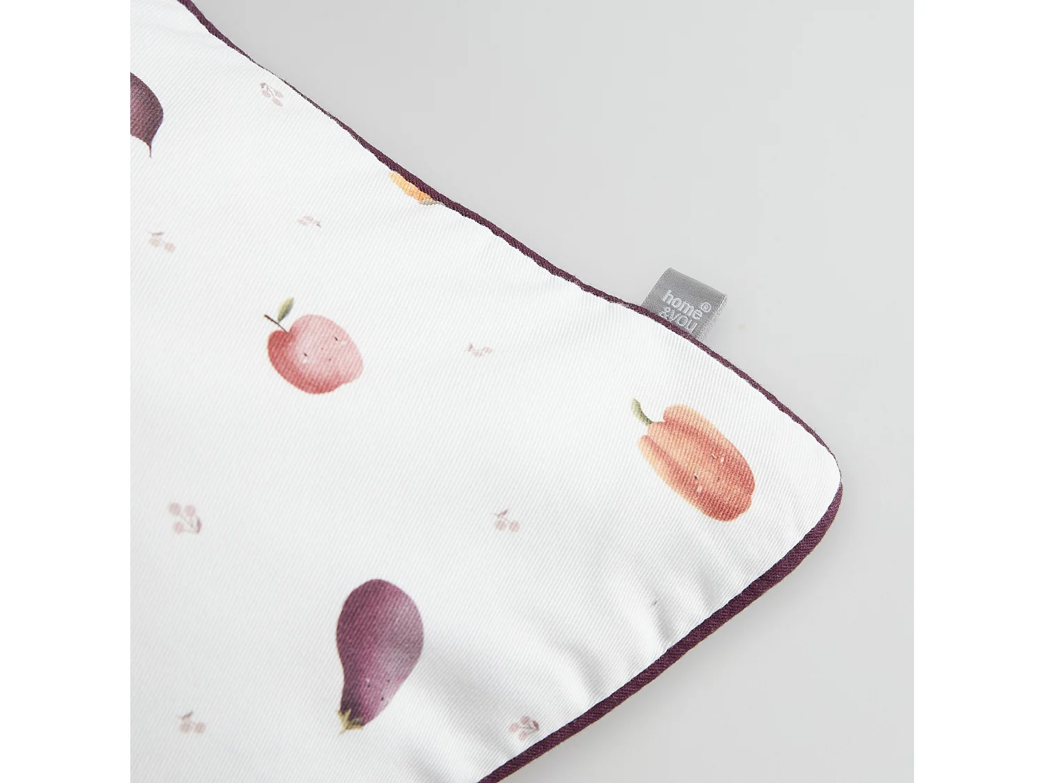 Bedruckte Kissenhülle Harvest mittel ecru 45 x 45