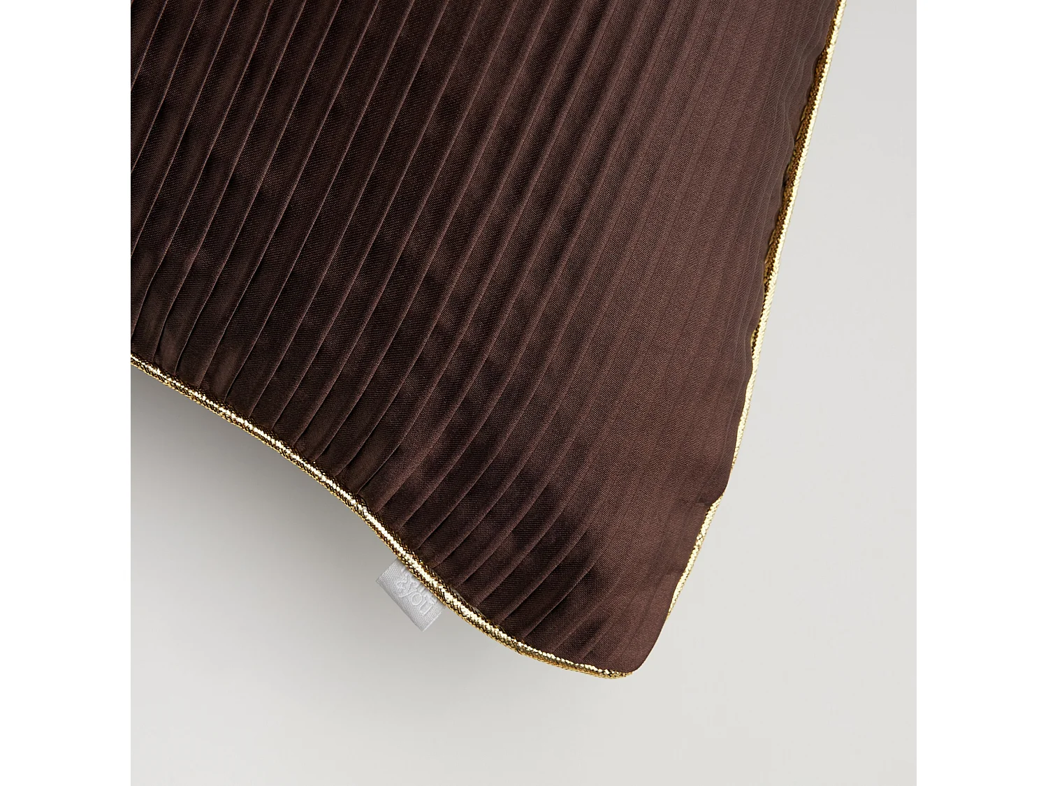 Kissenbezug Wendel Dunkelbraun 30x60