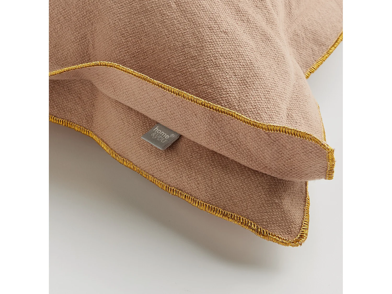 Kissenbezug Taromina dunkelbeige 45 x 45