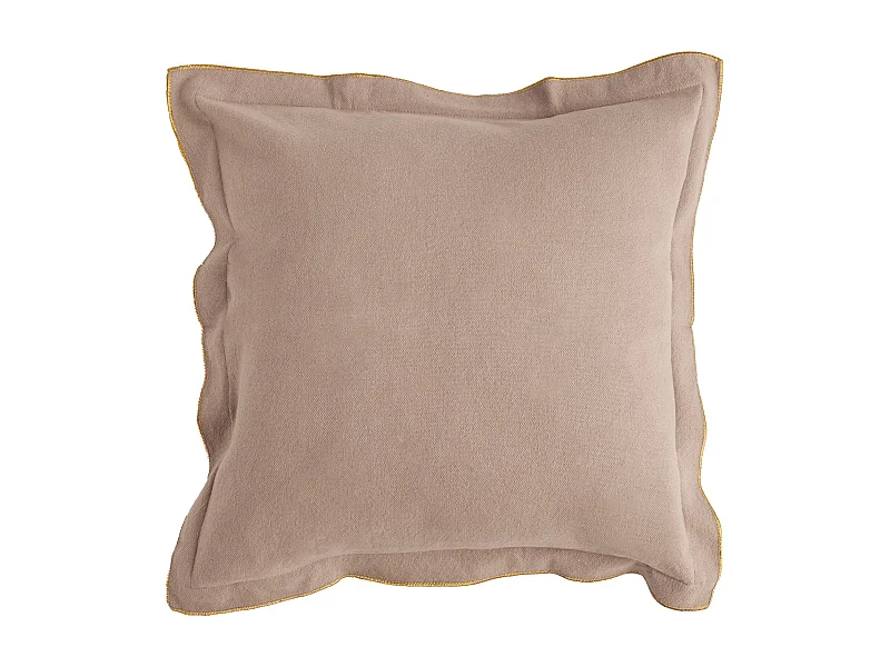 Kissenbezug Taromina dunkelbeige 45 x 45