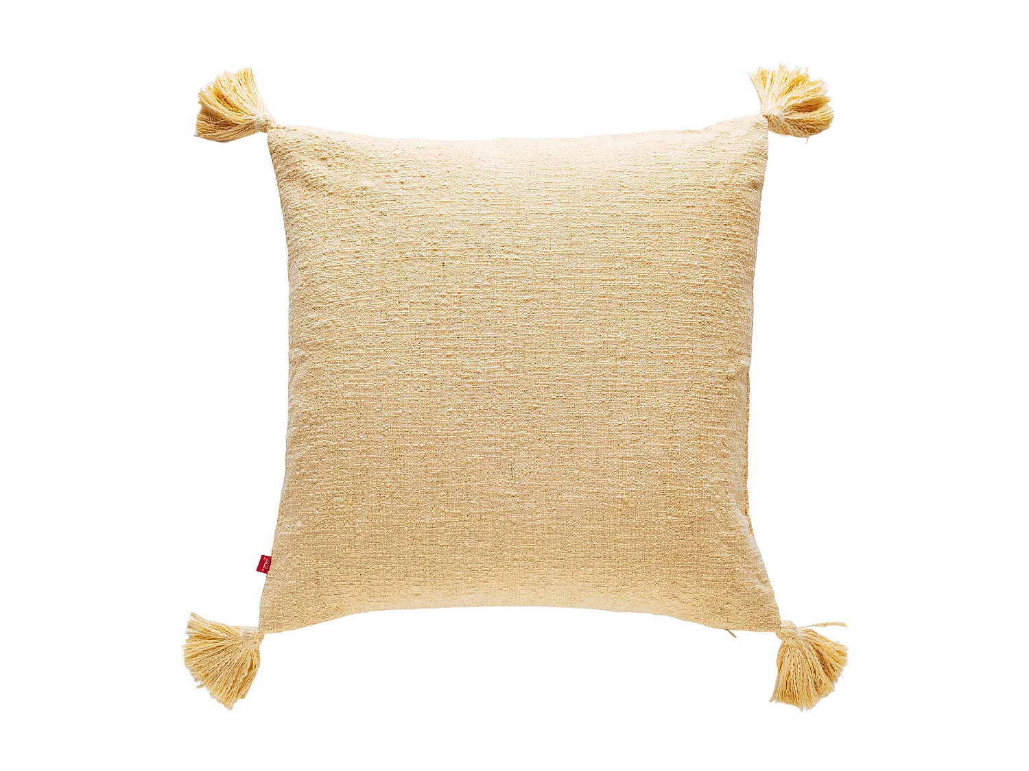 Einfarbige Kissenbezug Kolina Mittelgelb 45x45cm