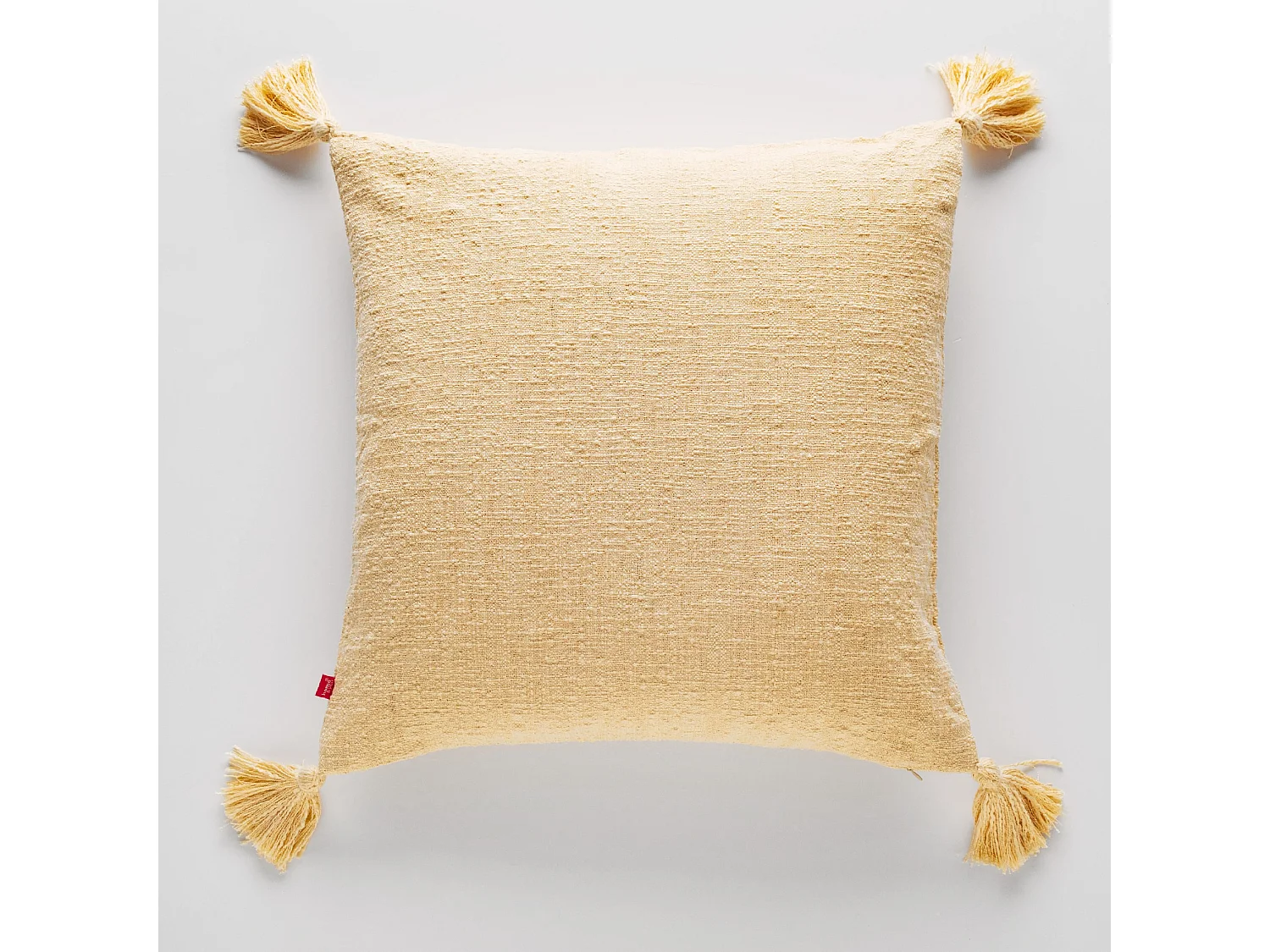 Einfarbige Kissenbezug Kolina Mittelgelb 45x45cm