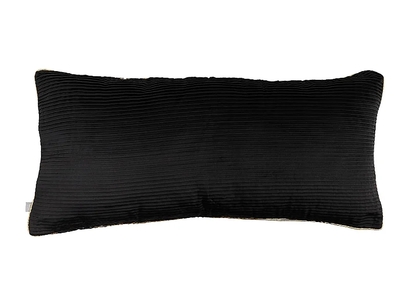 Kissenbezug Wendel Mittelschwarz 30x60