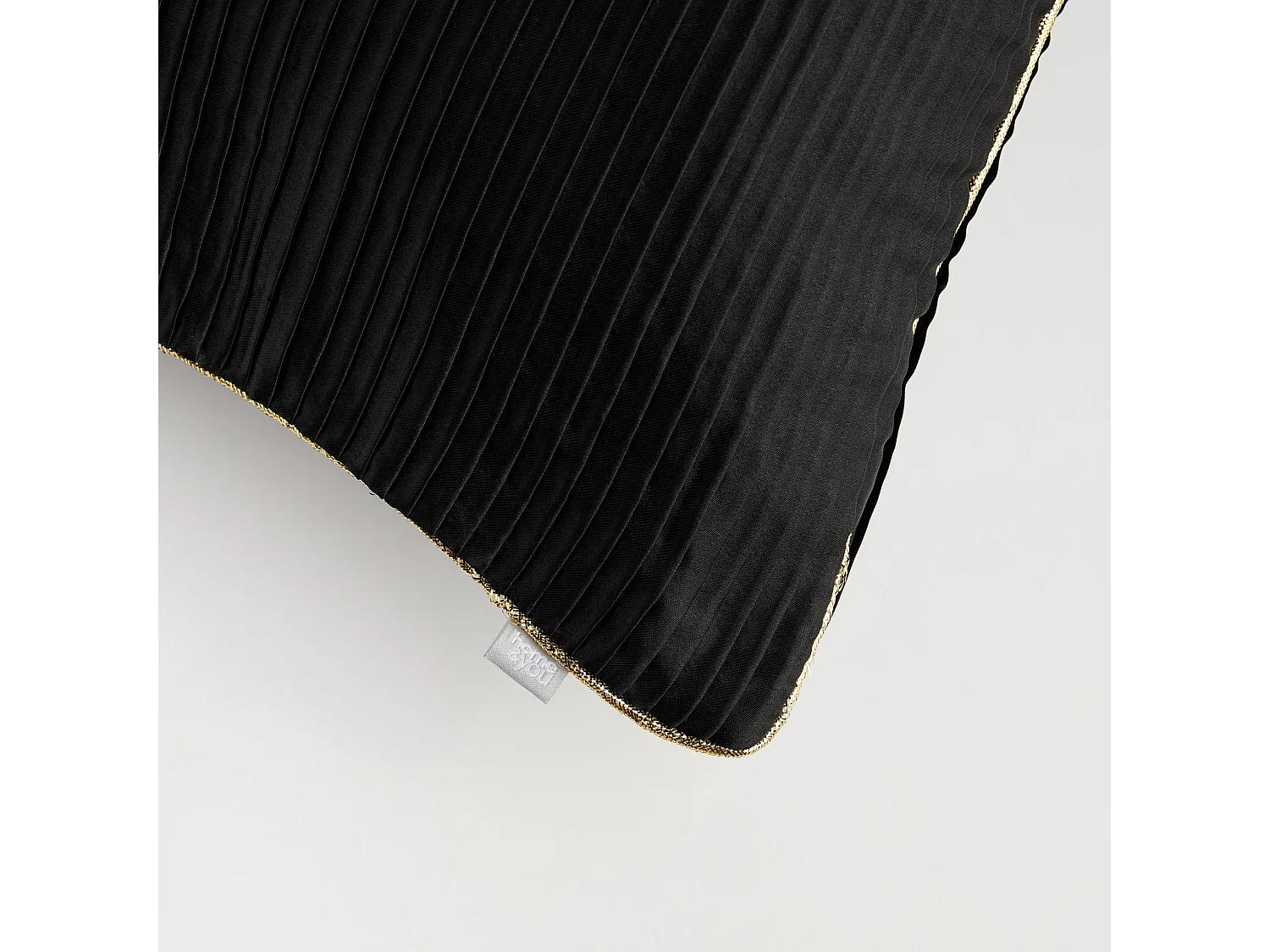 Kissenbezug Wendel Mittelschwarz 30x60