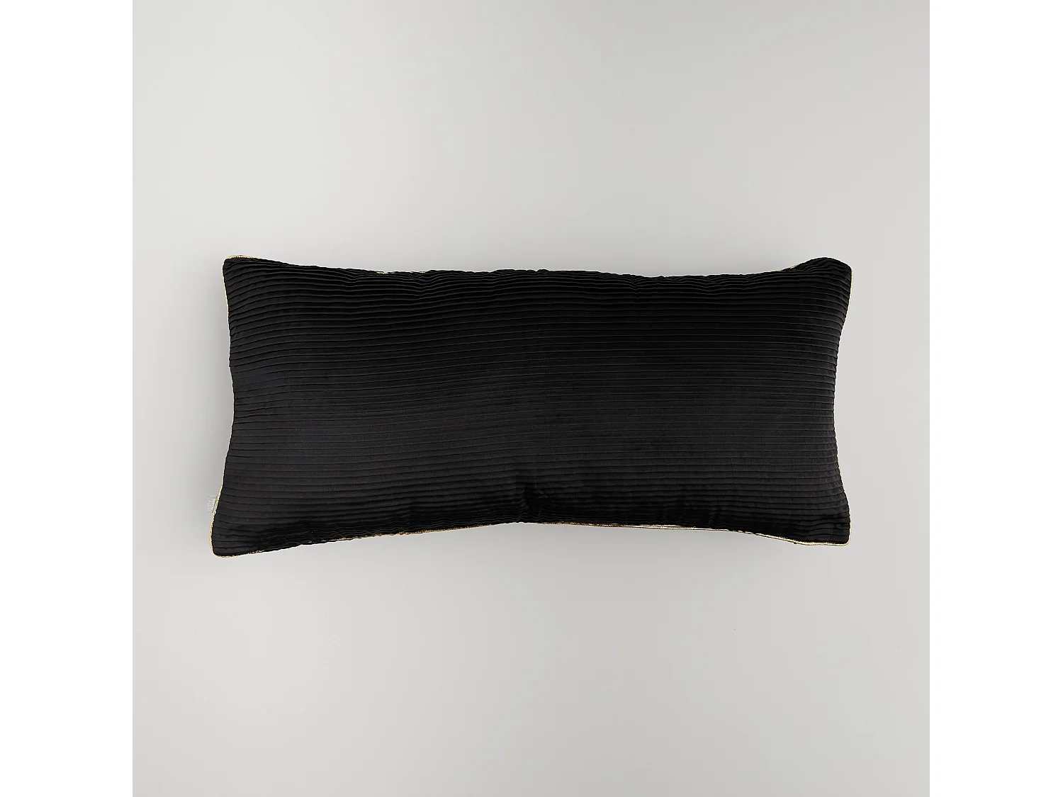 Kissenbezug Wendel Mittelschwarz 30x60