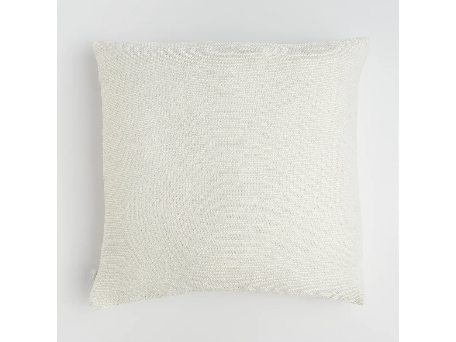 Jacquard-Kissenbezug Cedar Mittel Ecru 45x45