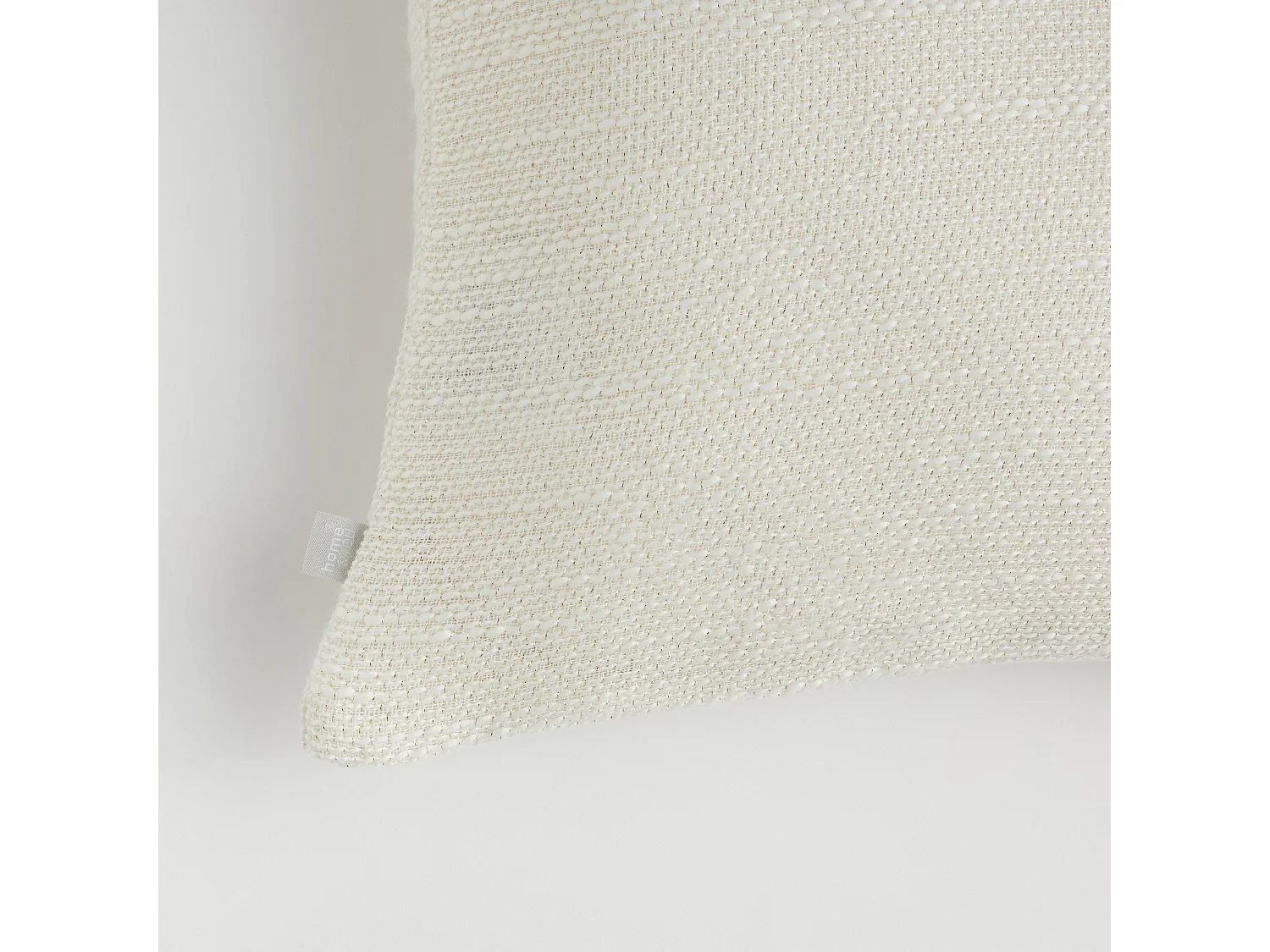 Jacquard-Kissenbezug Cedar Mittel Ecru 45x45