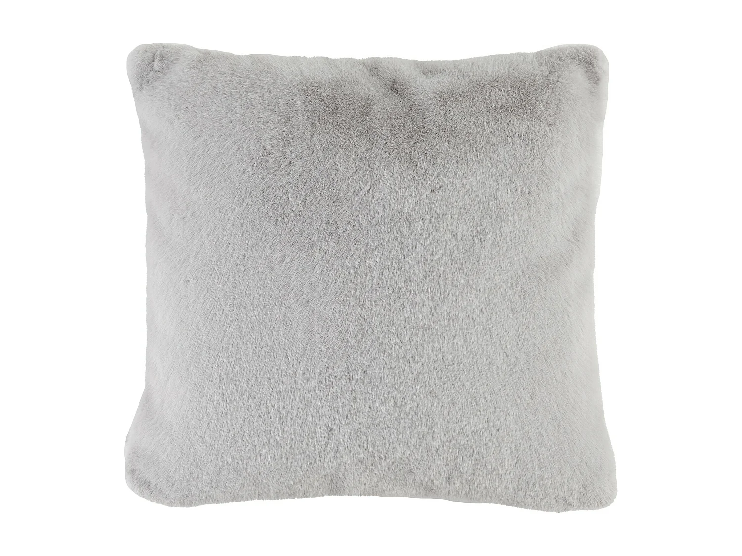 Pelz-Kissenbezug Molinio hellgrau 45 x 45