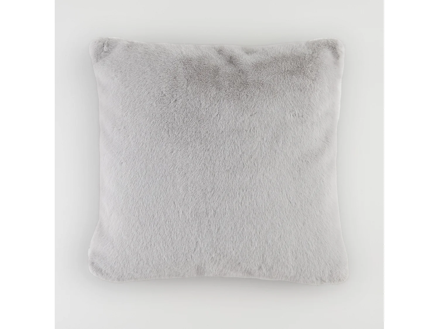 Pelz-Kissenbezug Molinio hellgrau 45 x 45