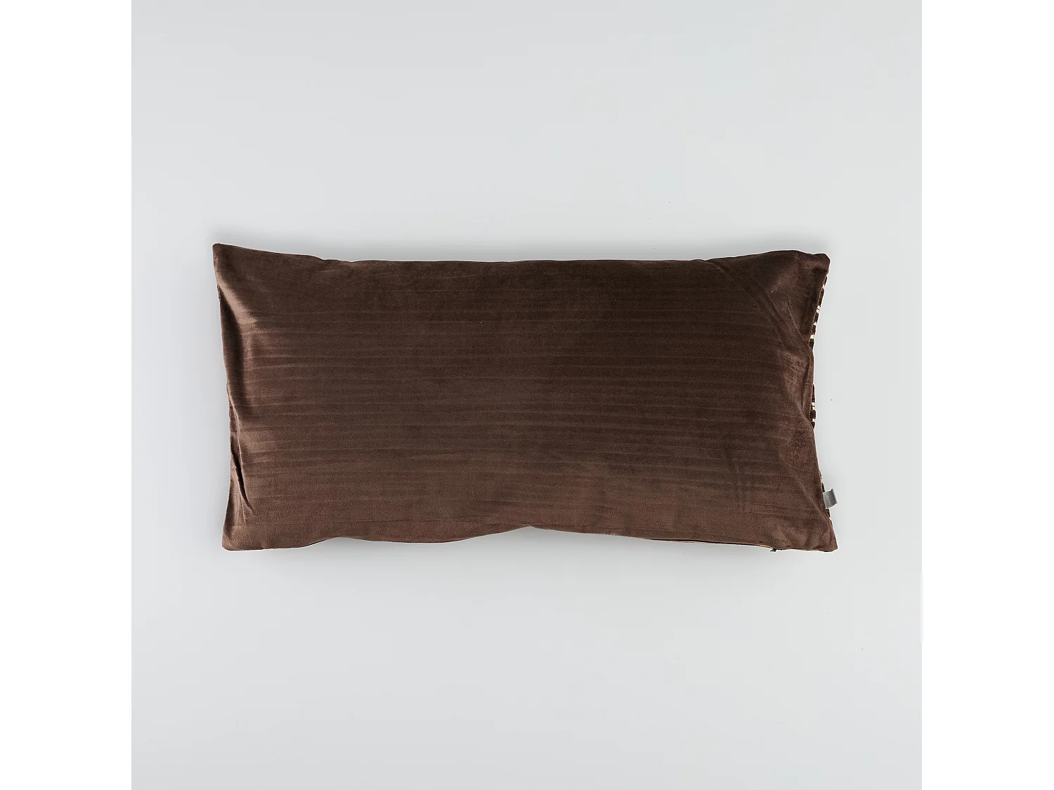 Kissenbezug Aus Samt Calama Dunkelbraun 30x60