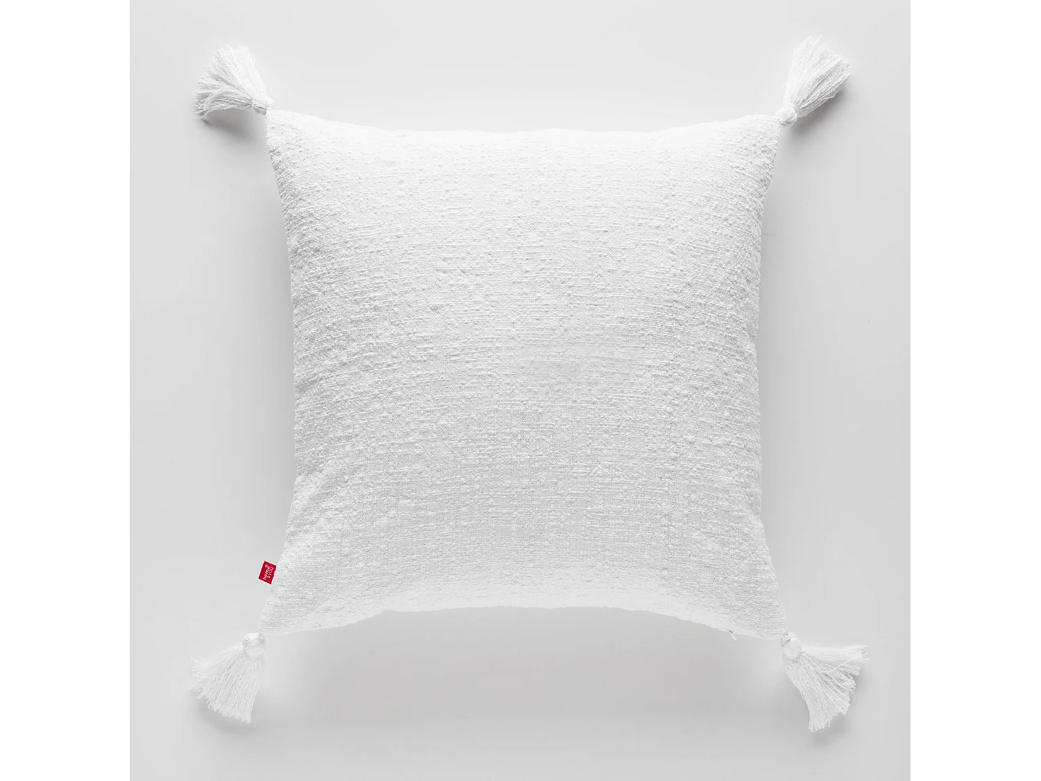 Einfarbige Kissenbezug Kolina Mittelweiß 45x45cm
