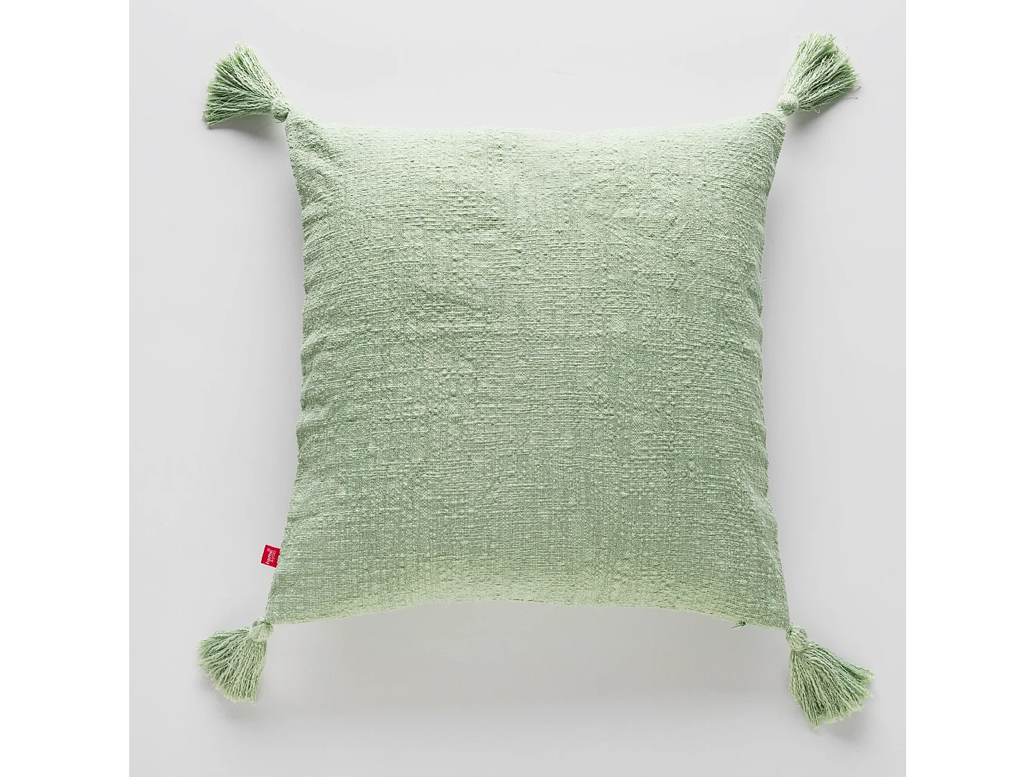 Einfarbige Kissenbezug Kolina hellgrün 45 x 45 cm