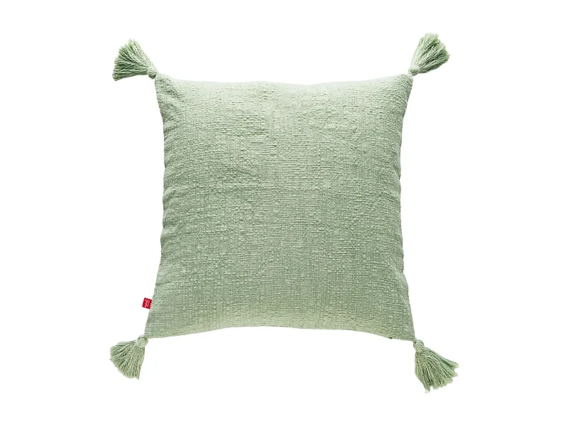 Einfarbige Kissenbezug Kolina hellgrün 45 x 45 cm